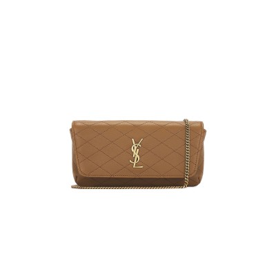 YSL GABY PHONE CASE IN LAMBSKIN 742579  (19*10*4.5cm)